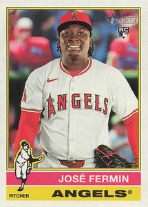 2025 Topps Heritage Baseball José Fermin #526 Rookie