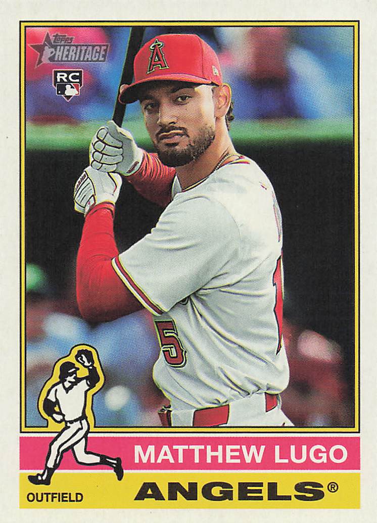 2025 Topps Heritage Baseball Matthew Lugo #546 Rookie