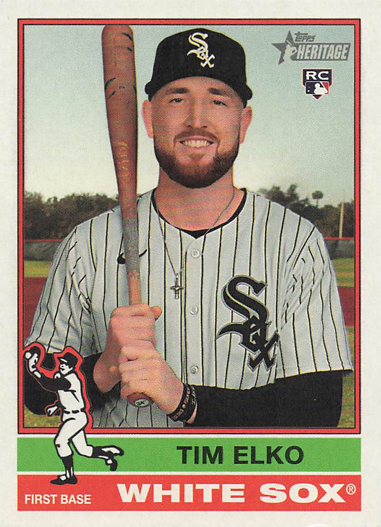 2025 Topps Heritage Baseball Tim Elko #547 Rookie