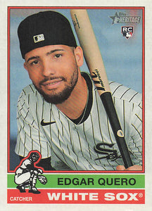 2025 Topps Heritage Baseball Edgar Quero #536 Rookie