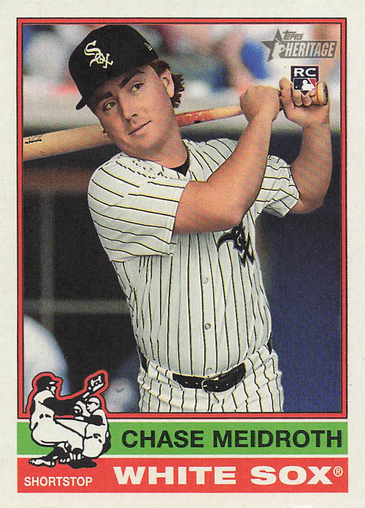 2025 Topps Heritage Baseball Chase Meidroth #671 Rookie