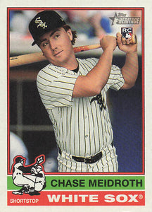 2025 Topps Heritage Baseball Chase Meidroth #671 Rookie