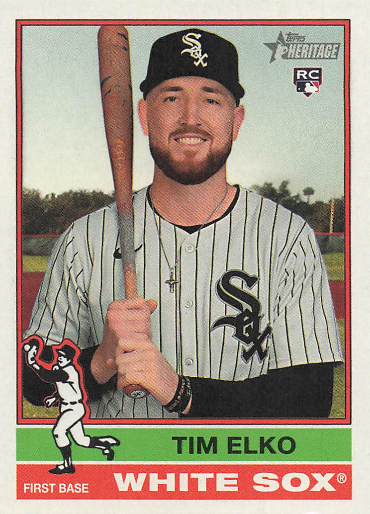 2025 Topps Heritage Baseball Tim Elko #547 Rookie