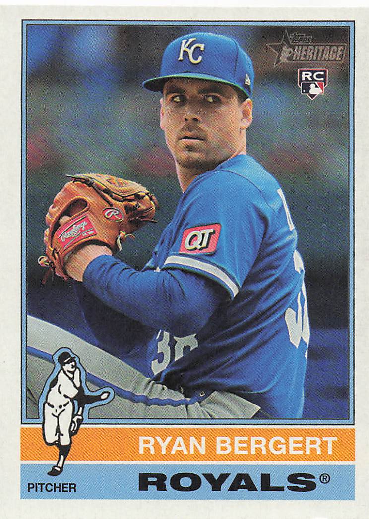 2025 Topps Heritage Baseball Ryan Bergert #537 Rookie