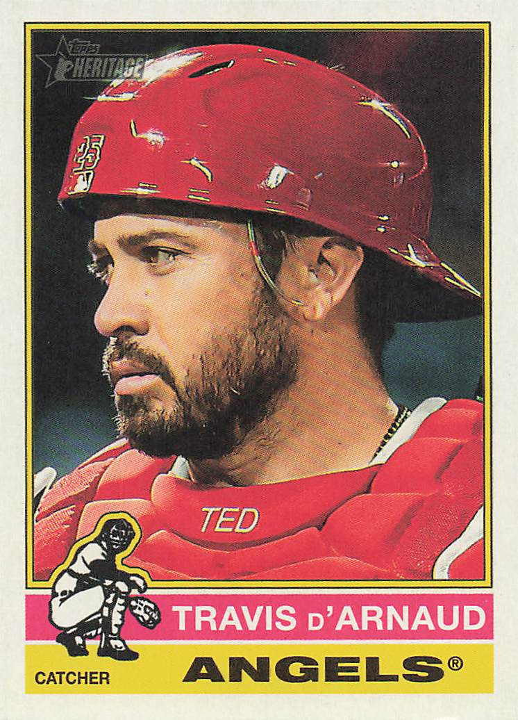 2025 Topps Heritage Baseball Travis d'Arnaud #564