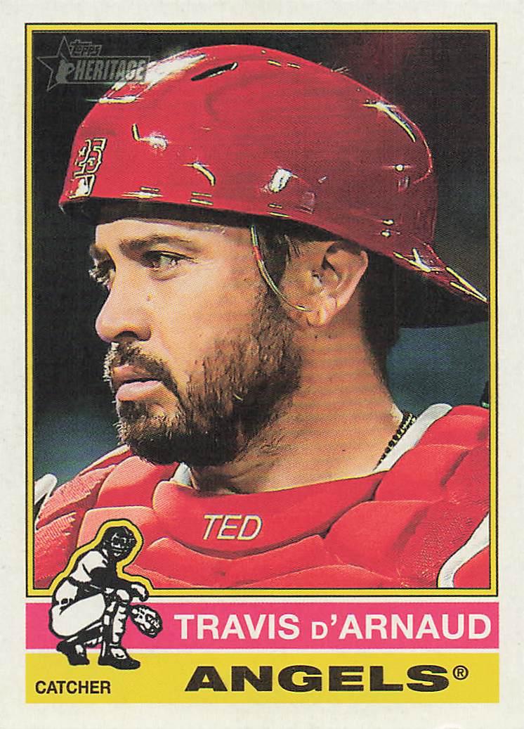 2025 Topps Heritage Baseball Travis d'Arnaud #564