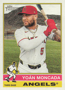 2025 Topps Heritage Baseball Yoán Moncada #689