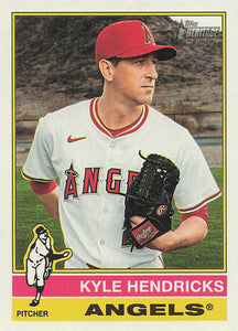 2025 Topps Heritage Baseball Kyle Hendricks #592