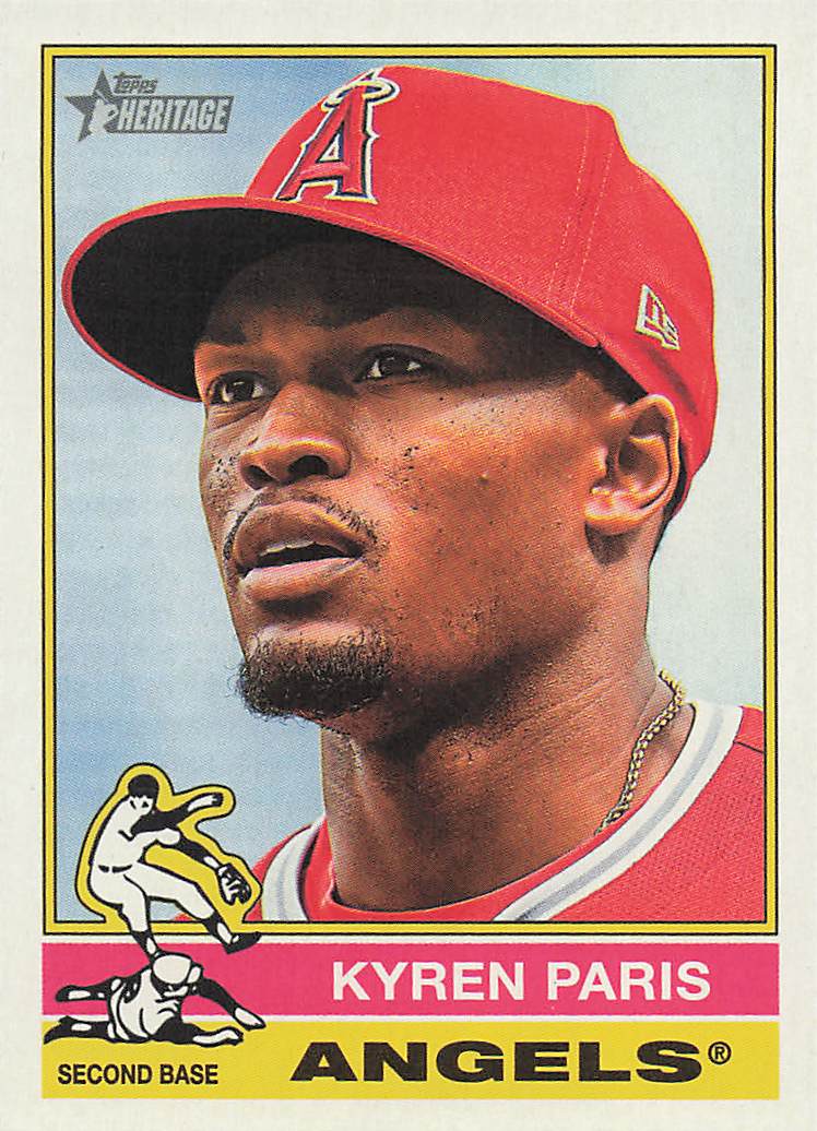 2025 Topps Heritage Baseball Kyren Paris #528