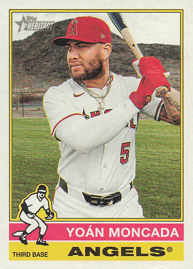 2025 Topps Heritage Baseball Yoán Moncada #689
