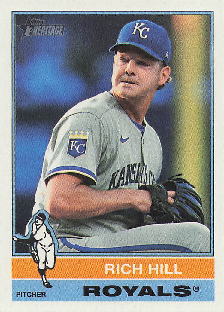 2025 Topps Heritage Baseball Rich Hill #593