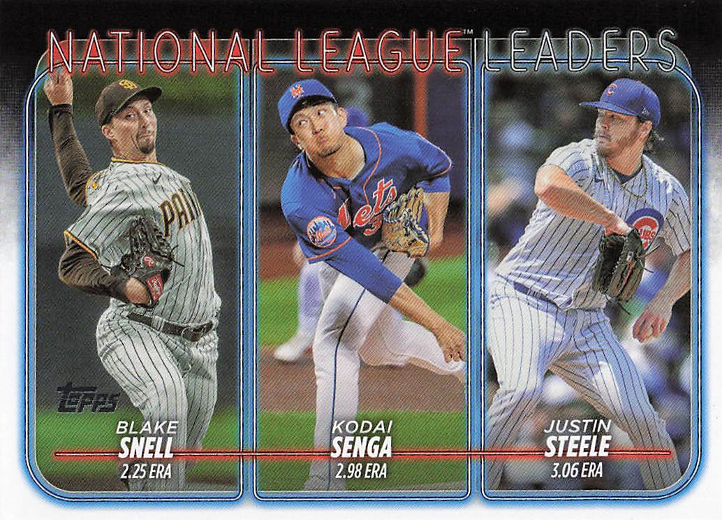 2024 Topps Baseball (Blake Snell / Kodai Senga / Justin Steele) #212