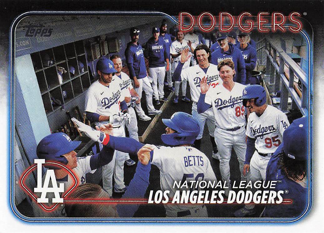 2024 Topps Baseball Los Angeles Dodgers #183