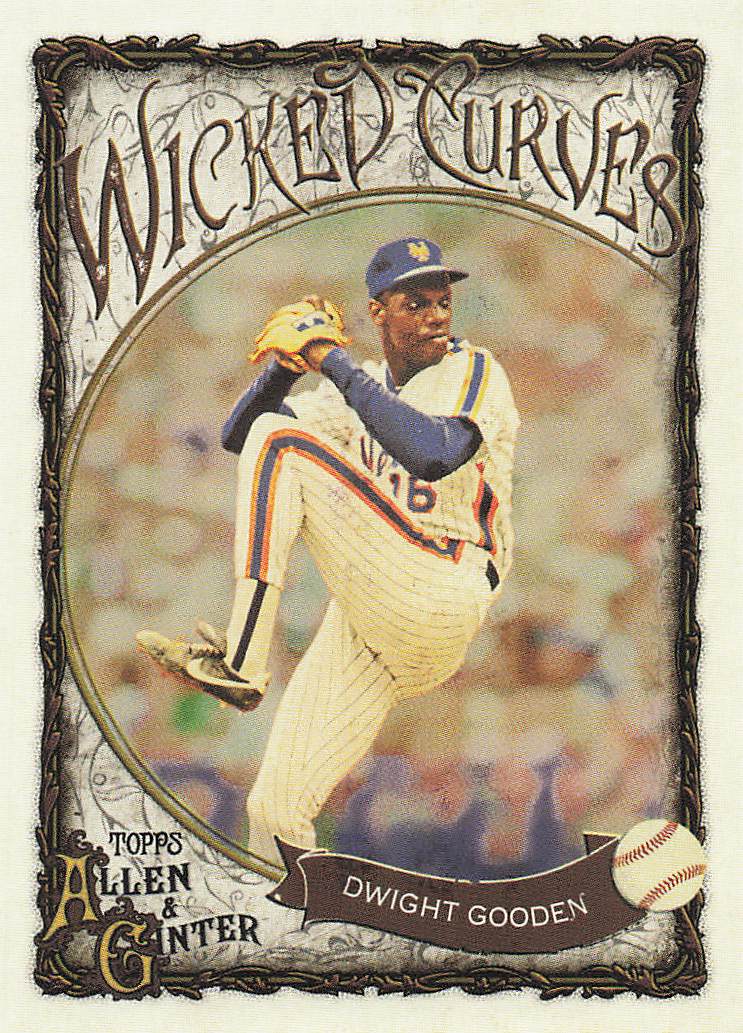 2025 Topps Allen & Ginter X Baseball Wicked Curves Dwight Gooden #WC-1