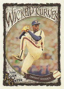2025 Topps Allen & Ginter X Baseball Wicked Curves Dwight Gooden #WC-1