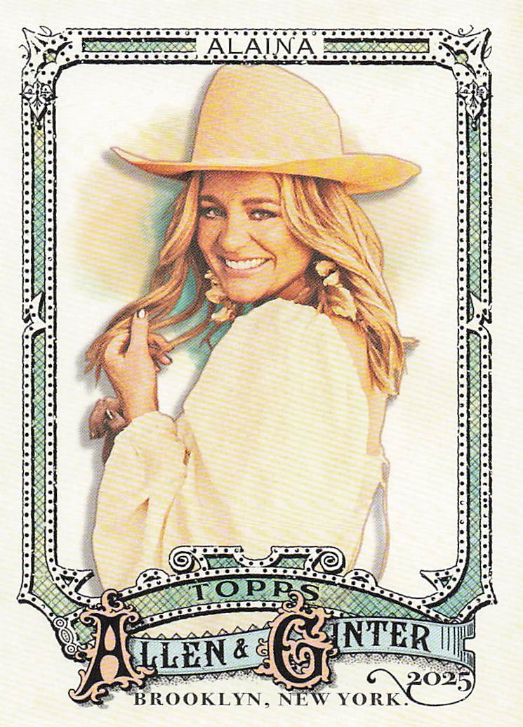 2025 Topps Allen & Ginter Baseball Lauren Alaina #252