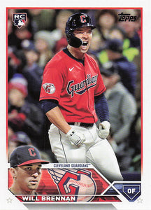 2023 Topps Baseball Will Brennan #453 Rookie