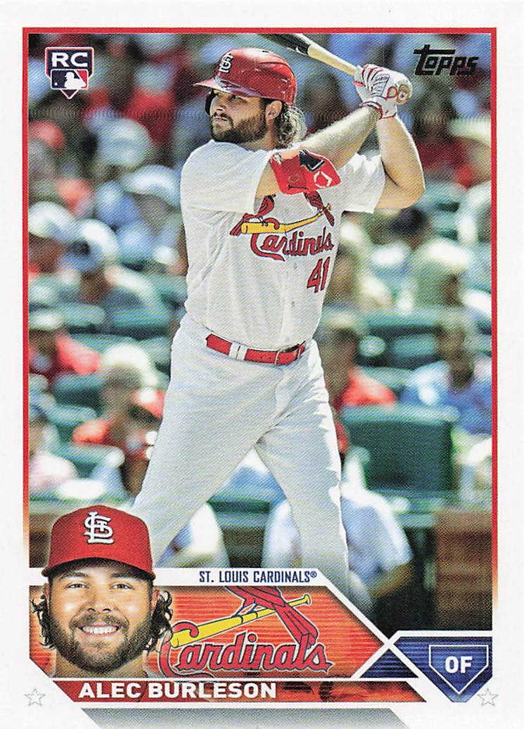 2023 Topps Baseball Alec Burleson #622 Rookie