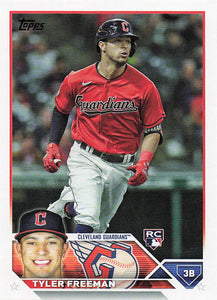 2023 Topps Baseball Tyler Freeman #462 Rookie