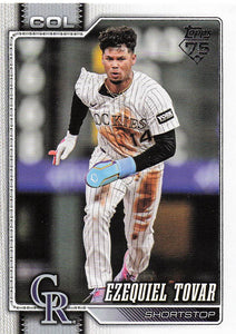 2026 Topps Baseball Ezequiel Tovar #136