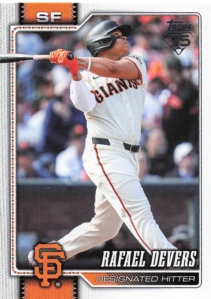 2026 Topps Baseball Rafael Devers #219