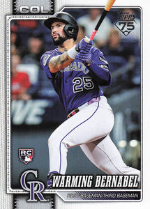 2026 Topps Baseball Warming Bernabel #55 Rookie