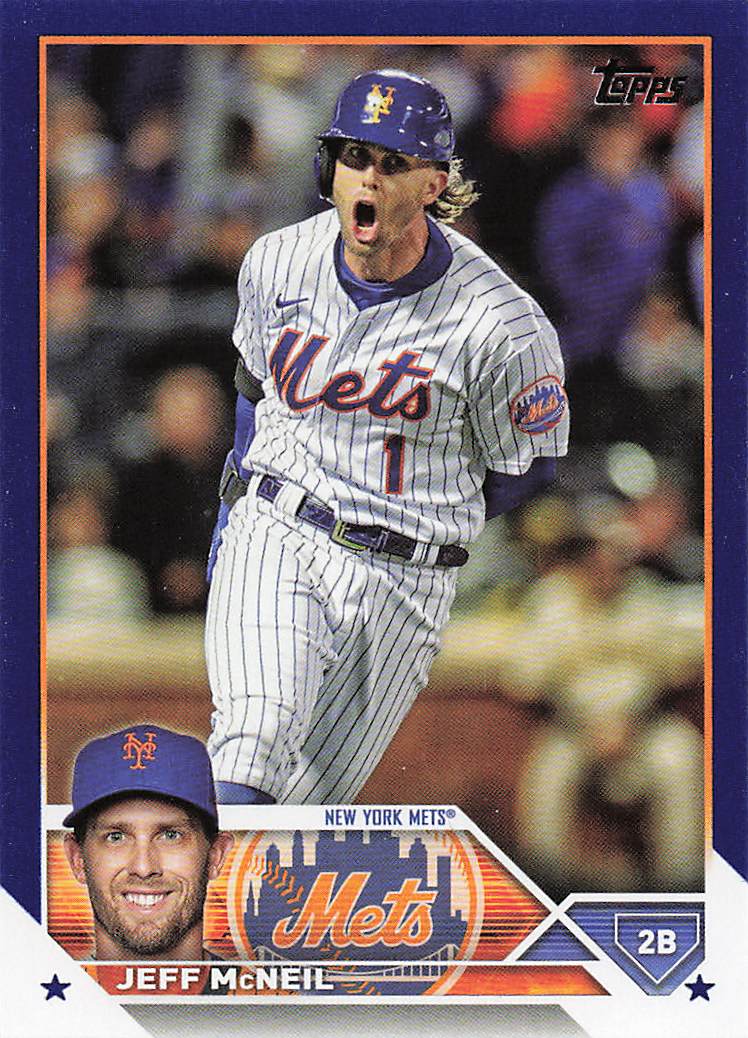 2023 Topps Baseball Royal Blue Jeff McNeil #426