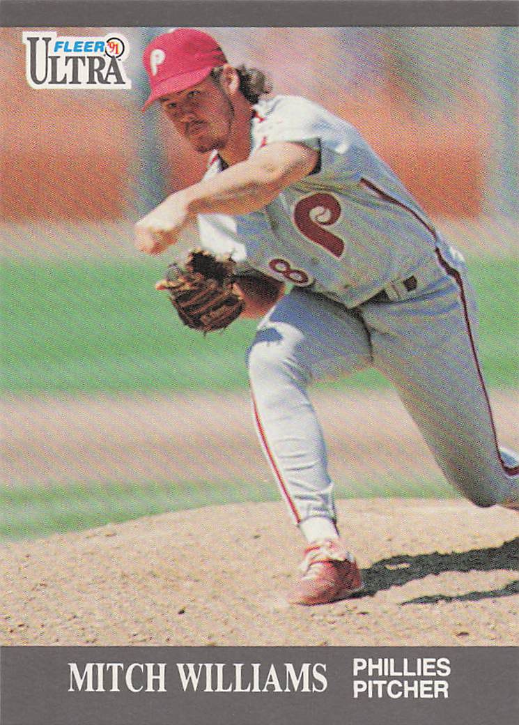 1991 Ultra Update Baseball Mitch Williams #U-101