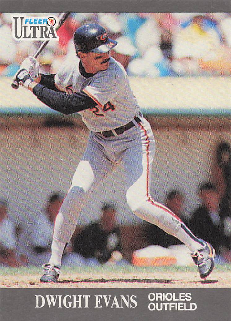 1991 Ultra Update Baseball Dwight Evans #U-1
