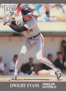 1991 Ultra Update Baseball Dwight Evans #U-1