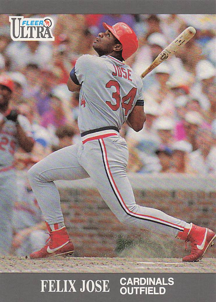 1991 Ultra Update Baseball Felix Jose #U-107