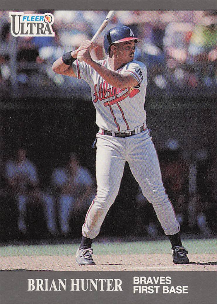 1991 Ultra Update Baseball Brian Hunter #U-67 Rookie