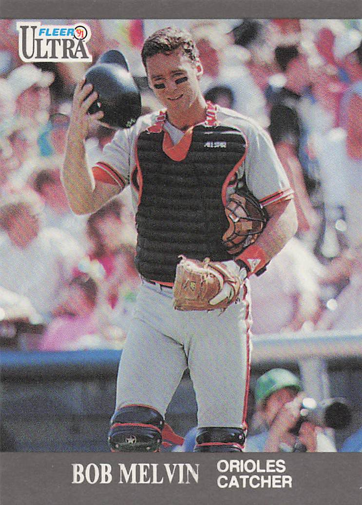 1991 Ultra Update Baseball Bob Melvin #U-3