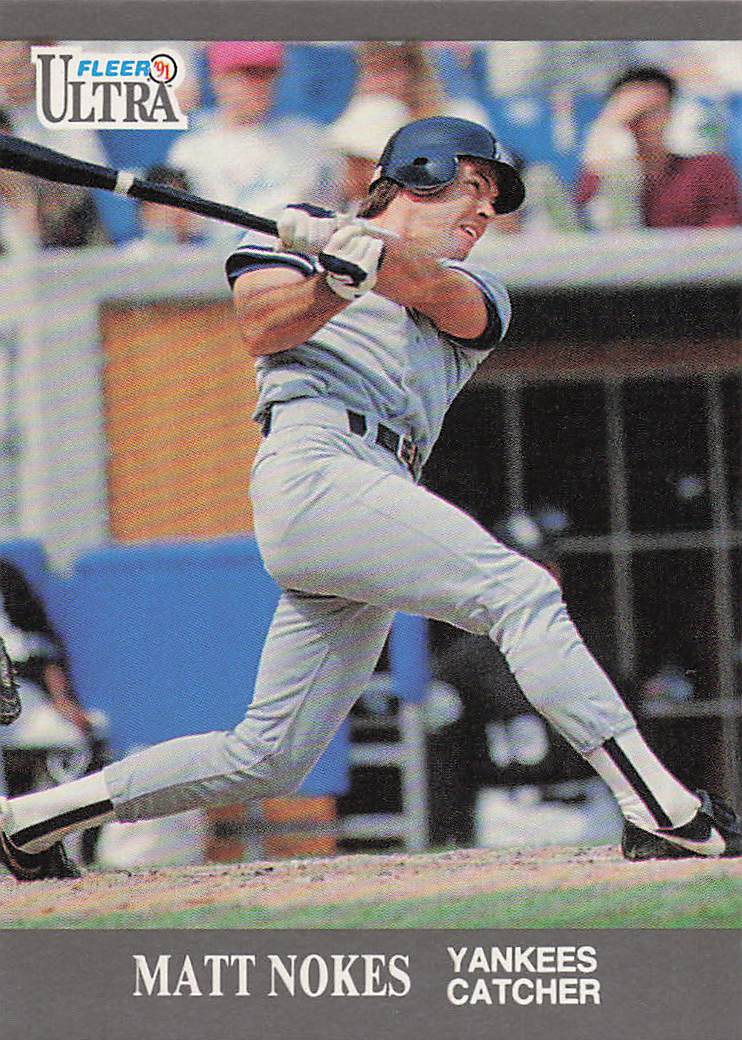 1991 Ultra Update Baseball Matt Nokes #U-42