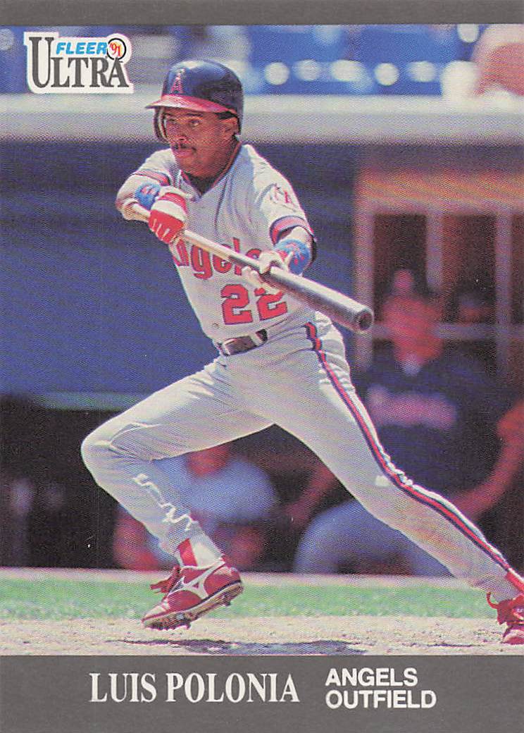 1991 Ultra Update Baseball Luis Polonia #U-11