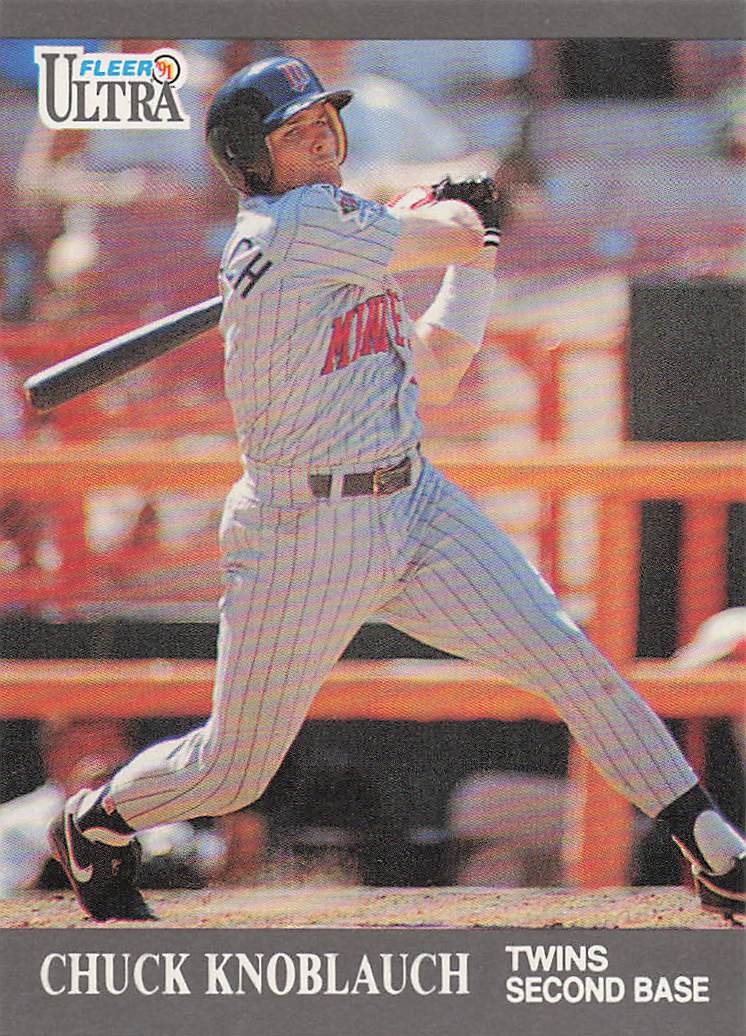 1991 Ultra Update Baseball Chuck Knoblauch #U-37