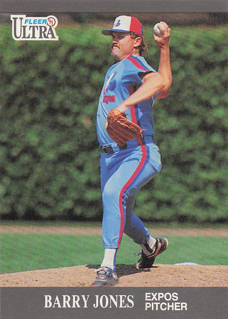 1991 Ultra Update Baseball Barry Jones #U-91