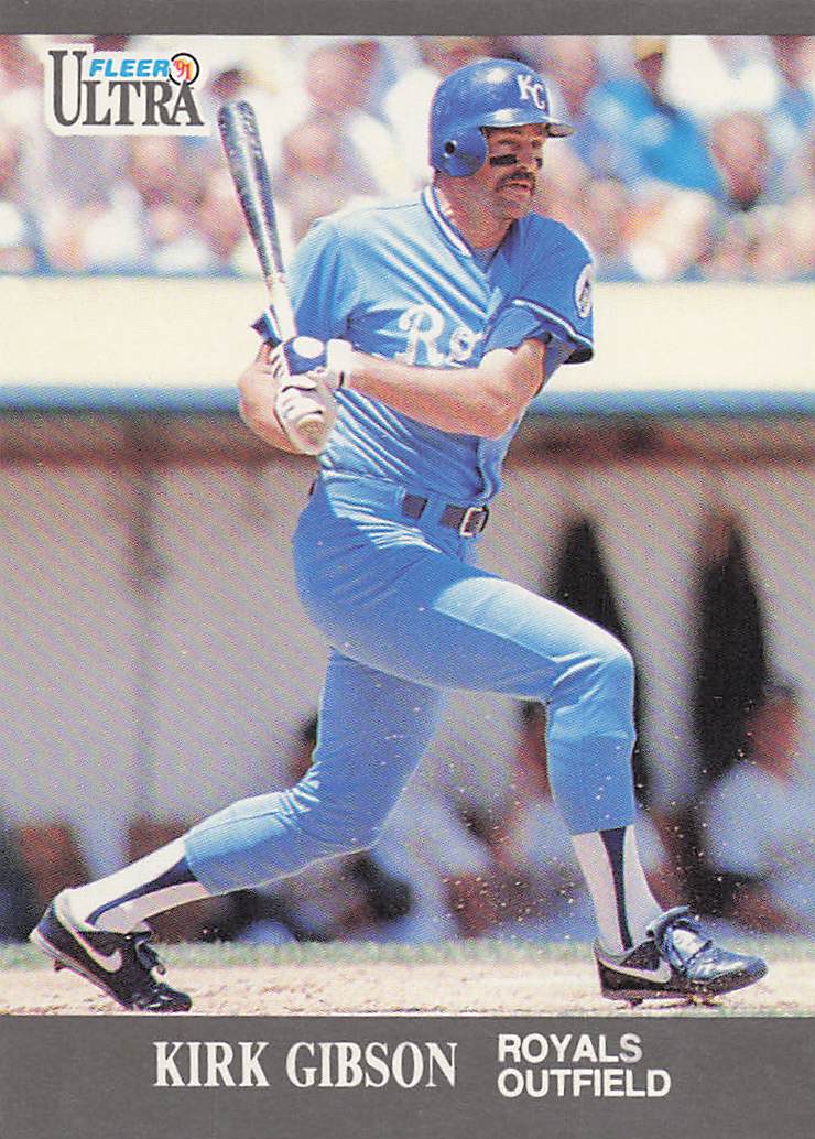 1991 Ultra Update Baseball Kirk Gibson #U-27