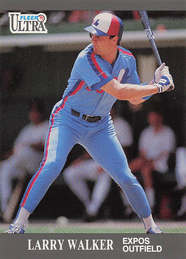 1991 Ultra Update Baseball Larry Walker #U-93