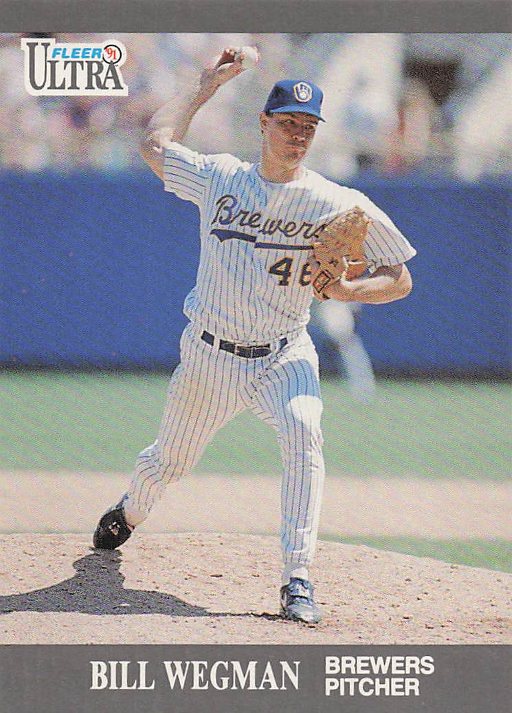 1991 Ultra Update Baseball Bill Wegman #U-33