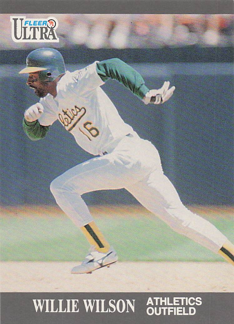 1991 Ultra Update Baseball Willie Wilson #U-48