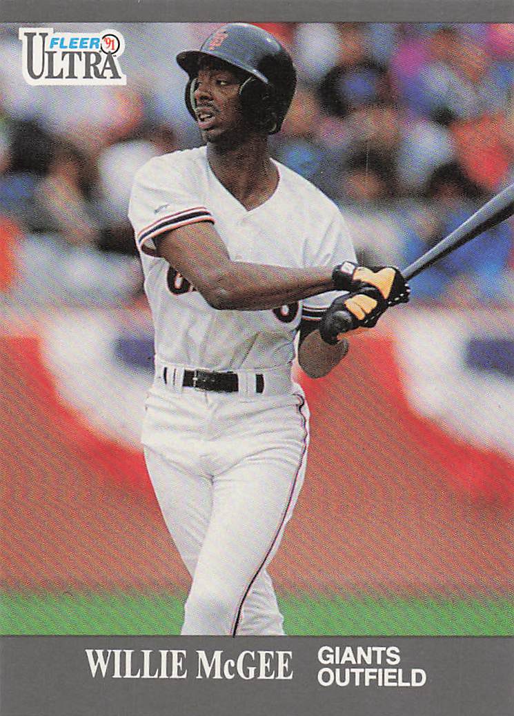 1991 Ultra Update Baseball Willie McGee #U-118