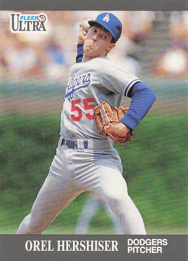 1991 Ultra Update Baseball Orel Hershiser #U-88