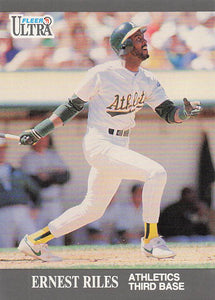 1991 Ultra Update Baseball Ernest Riles #U-47