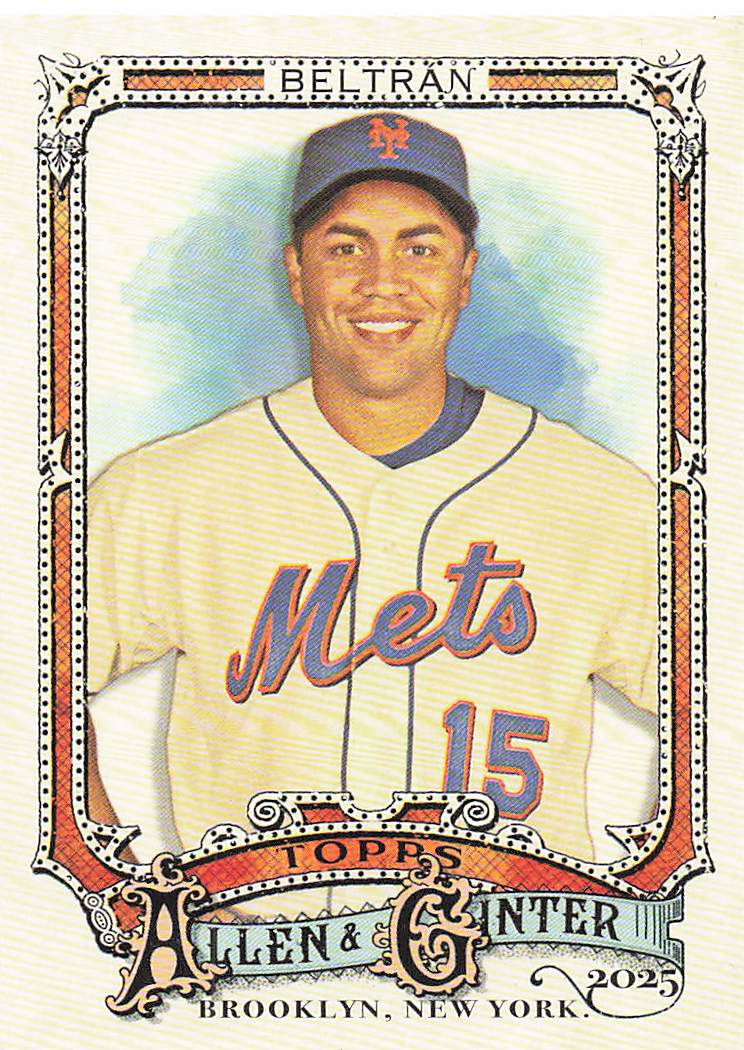2025 Topps Allen & Ginter Baseball Carlos Beltrán #153