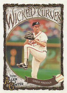 2025 Topps Allen & Ginter Baseball Wicked Curves Greg Maddux #WC-17