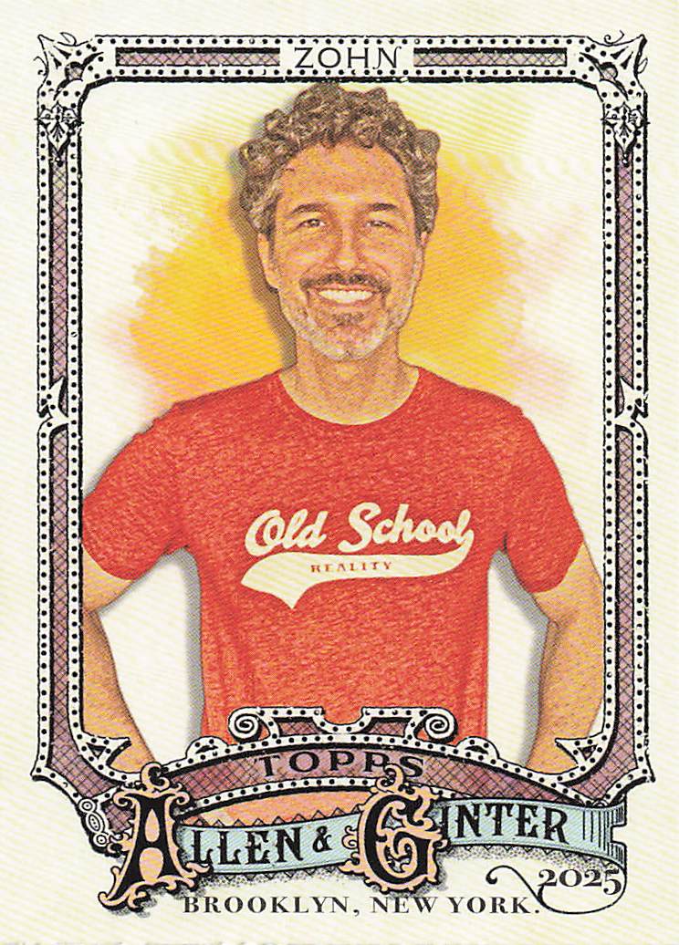 2025 Topps Allen & Ginter Baseball Ethan Zohn #287