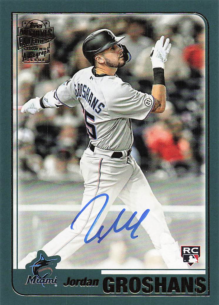 2023 Topps Archives Baseball Fan Favorites Autographs Jordan Groshans #01FF-JG