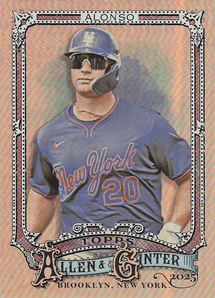 2025 Topps Allen & Ginter Baseball Silver Portrait Pete Alonso #121