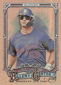 2025 Topps Allen & Ginter Baseball Silver Portrait Pete Alonso #121